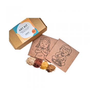 Indian Values Saw Dust Art Kit